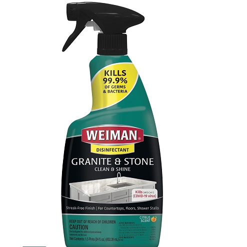 Weiman Disinfectant Granite Daily Clean & Shine, 24 Fl Oz (Pack of 1), Now Only $3.24