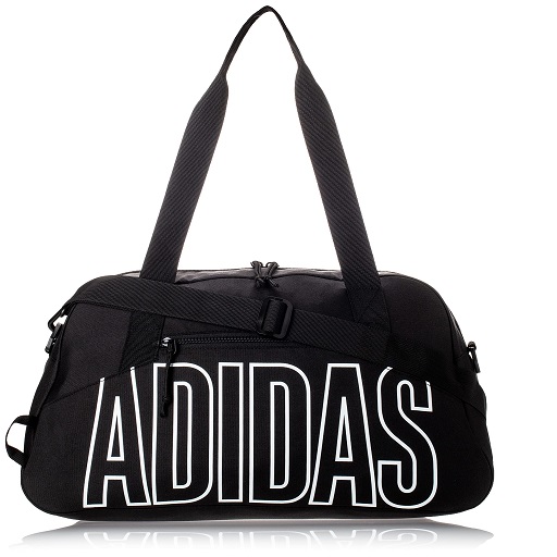 adidas Graphic Duffel Bag One Size Black/White, List Price is $40, Now Only $17.5