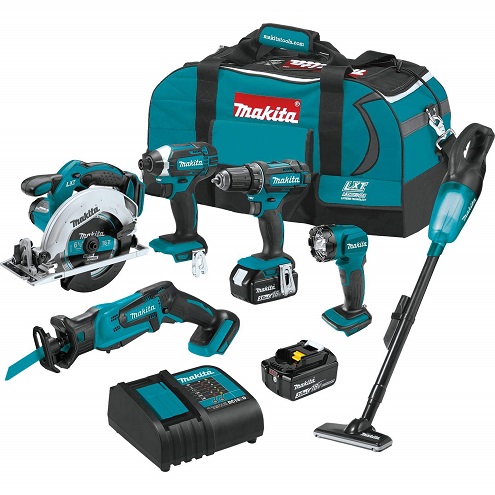 Makita XT614SX1 18V LXT® Lithium-Ion Cordless 6-Pc. Combo Kit (3.0Ah), Now Only $299