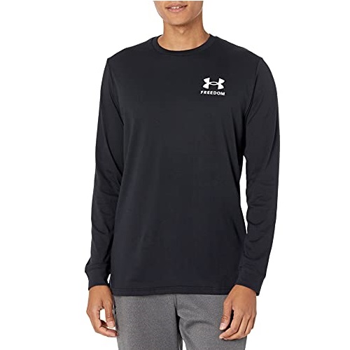 Under Armour Men's New Freedom Flag Long Sleeve T-Shirt, List Price is $35, Now Only $15.73