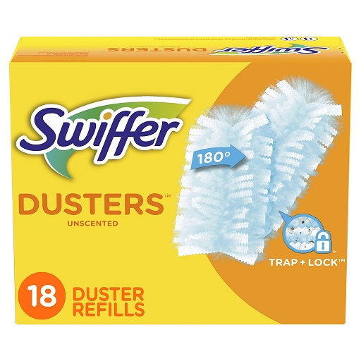 Swiffer Dusters Surface Refills, Ceiling Fan Duster, Unscented, 18 Count, List Price is $14.99, Now Only $9.40