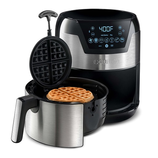 Gourmia GAFW598 2 in 1 - 5-Quart Digital Air Fryer + Waffle Maker Air Fryer Waffle Maker 5 Quart, List Price is $129.99, Now Only $51.06