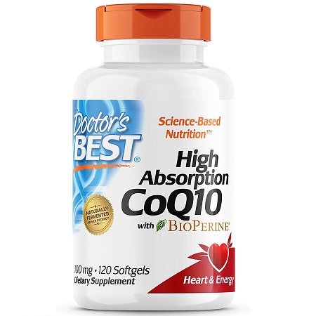 Doctor's Best High Absorption Coq10 w/ BioPerine (100 mg), 120 Soft gels, only $13.71