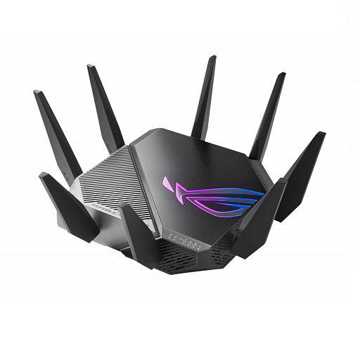 ASUS ROG Rapture WiFi 6E Gaming Router (GT-AXE11000) - Tri-Band 10 Gigabit Wireless Router, World's First 6Ghz Band f, 1.8GHz Quad-Core CPU, 2.5G Port, AURA RGB AXE11000 Only $349.99