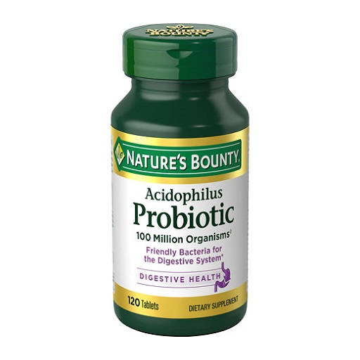 Nature’s Bounty Acidophilus Probiotic, Daily Probiotic Supplement, Supports Digestive Health, 2 Pack, 120 Tablets, Now Only $5.87