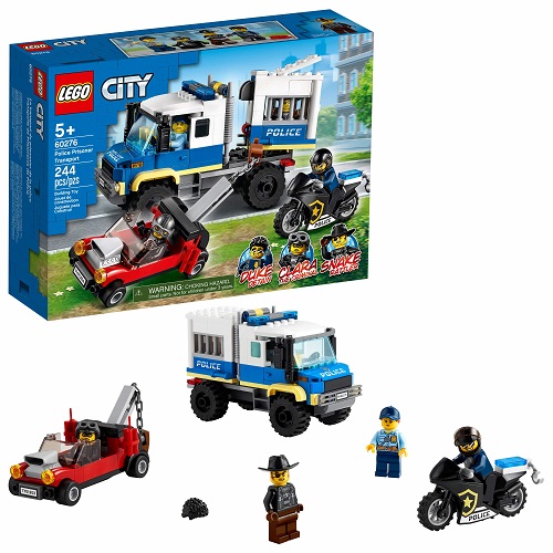 LEGO City Police Prisoner Transport 60276 Building Kit; Cool Police Toy for Kids, New 2021 (244 Pieces), List Price is $29.99, Now Only $24.49, You Save $5.5