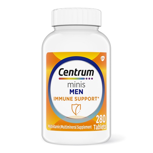 Centrum Minis Men's Daily Multivitamin for Men for Immune Support with Zinc and Vitamin C, 280 Mini Tablets, 140 Day Supply, List Price is $16.75, Now Only $5.04