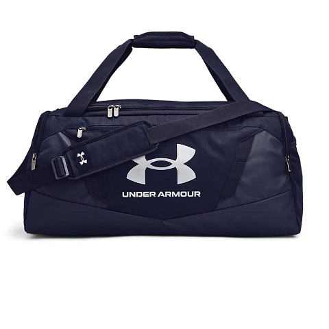 Under Armour Undeniable 5.0 Duffle Medium Midnight Navy (410)/Metallic Silver, List Price is $50, Now Only $30, You Save $20
