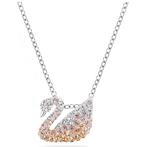 SWAROVSKI Iconic Swan Crystal Necklace Jewelry Collection Pendant Necklace, List Price is $95, Now Only $63.81