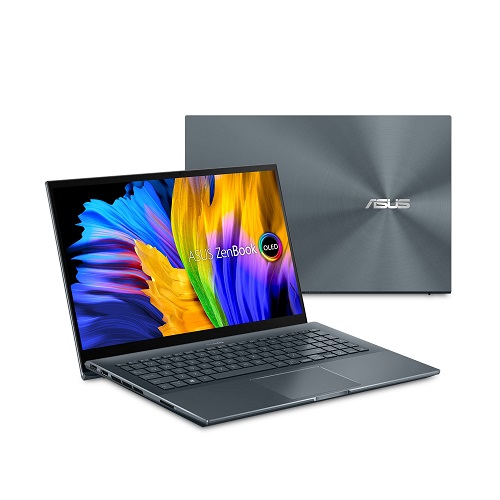 ASUS ZenBook Pro 15 OLED Laptop 15.6” FHD Touch Display, AMD Ryzen 9 5900HX CPU, NVIDIA GeForce RTX 3050 Ti gpu, 16GB RAM, 1TB PCIe SSD, Windows 11 Pro, Pine Grey, UM535QE-XH91T  Only $1199.99