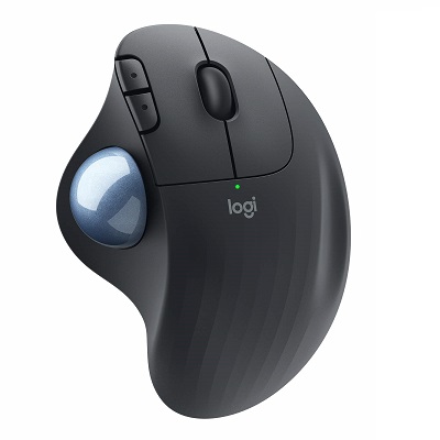 Logitech ERGO M575 Wireless Trackball Mouse - Easy thumb control, precision and smooth tracking, ergonomic comfort design, for Windows, PC and Mac with Bluetooth and USB capabilities Only $44.27