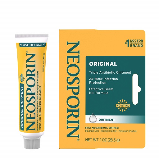 Neosporin Original First Aid Antibiotic Ointment with Bacitracin Zinc for Infection Protection, Wound Care Treatment & Scar Appearance Minimizer for Minor Cuts, Scrapes and Burns, 1 oz, Only $4.94