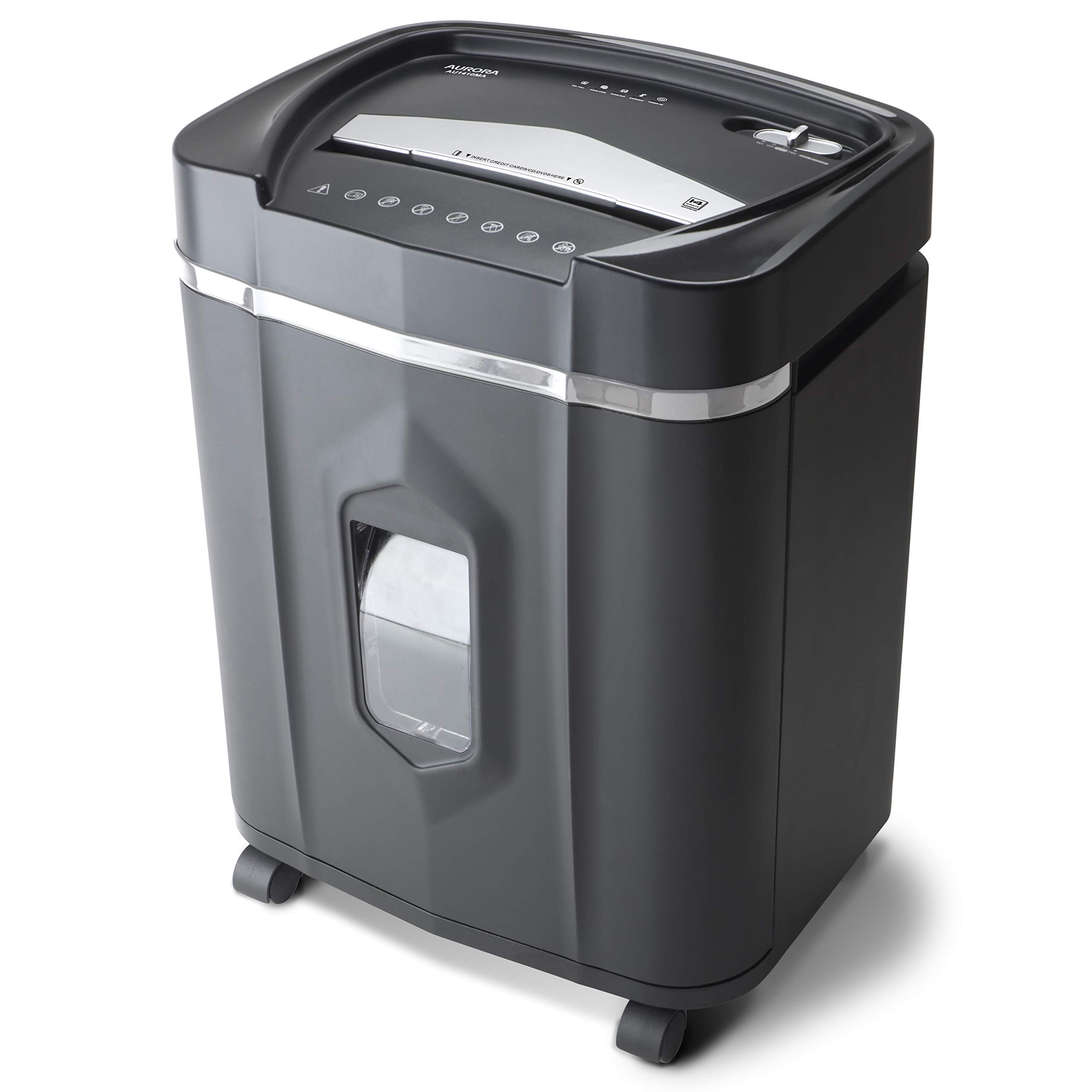 Aurora AU1210MA Professional Grade High Security 12-Sheet Micro-Cut Paper/ CD and Credit Card/ 60 Minutes Continuous Run Time Shredder,   Only $110