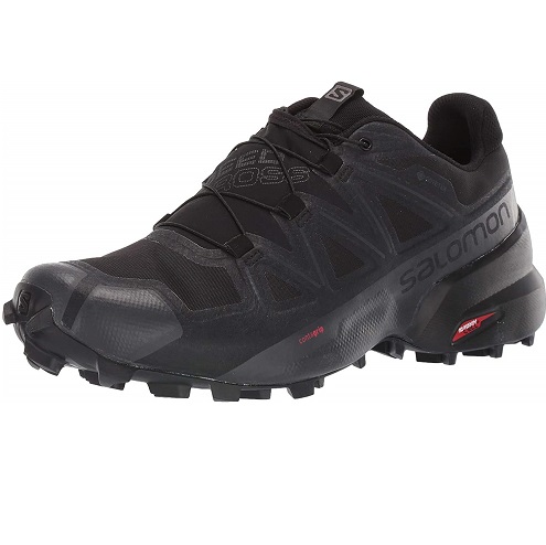 Salomon Men's Speedcross 5 GORE-TEX Trail Running Shoes 8.5 Black/Black/Phantom, List Price is $150, Now Only $63.7, You Save $86.3