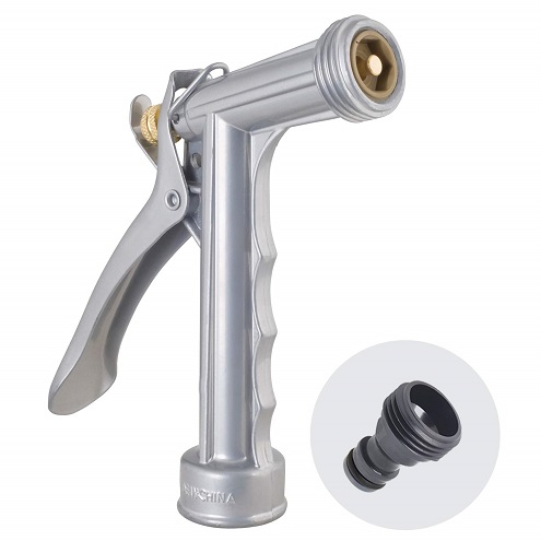 Melnor 65033-AMZ Heavy Duty Metal Nozzle with QuickConnect Product Adapter Amazon Bundle, Classic Design, List Price is $9.99, Now Only $8.88, You Save $1.11