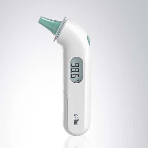 Braun ThermoScan 3 – Digital Ear Thermometer for Kids, Babies, Toddlers and Adults – Fast, Gentle, and Accurate Results in Seconds – Fever Thermometer, IRT3030  Only $16.99