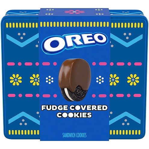 OREO Fudge Covered Chocolate Sandwich Cookies, Easter Cookies Gift Tin, 15.8 oz, only $7.99