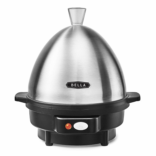BELLA Rapid 7 Capacity Electric Egg Cooker for Hard Boiled, Poached, Scrambled or Omelets with with Auto Shut Off Feature, One Size, Stainless Steel, List Price is $24.99, Now Only $15.66