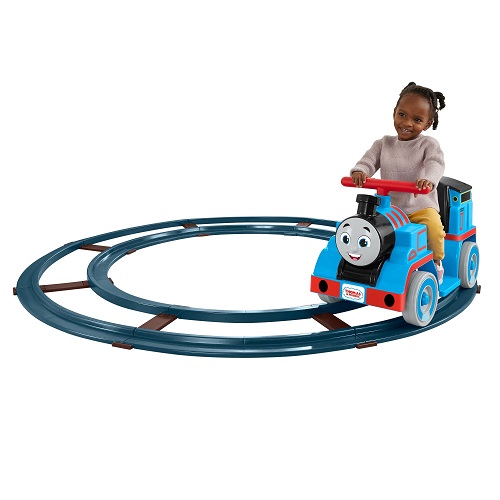 Power Wheels Thomas & Friends Ride-On Train, Thomas with Track, Battery-Powered Toddler Toy for Indoor Play Ages 1-3 Years [Amazon Exclusive] PW Thomas on track ride on, Only $109.99