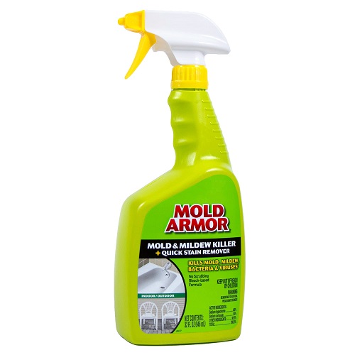 MOLD ARMOR Mold and Mildew Killer + Quick Stain Remover, 32 oz., Trigger Spray Bottle, Eliminates 99.9% of Household Bacteria and Viruses, Ideal Bathroom Mold and Mildew Remover, Now Only $6.99