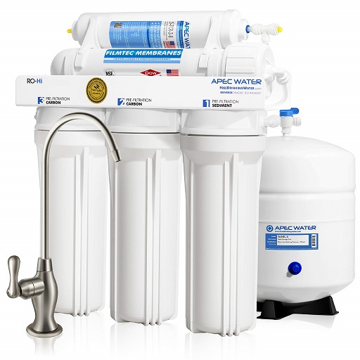 APEC Water Systems Ultimate RO-Hi Top Tier Supreme Certified High Output Fast Flow Ultra Safe Reverse Osmosis Drinking Water Filter System, 90 GPD, List Price is $299.95, Now Only $177.1