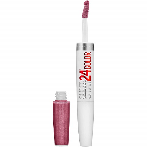 Maybelline Super Stay 24, 2-Step Liquid Lipstick, Long Lasting Highly Pigmented Color with Moisturizing Balm, Frozen Rose, Mauve Pink, 1 oz Steady Red Only $5.45