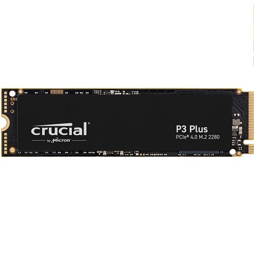 Crucial P3 Plus 4TB PCIe Gen4 3D NAND NVMe M.2 SSD, up to 5000MB/s - CT4000P3PSSD8 4TB P3 Plus SSD, List Price is $399.99, Now Only $214.99