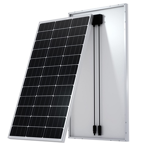 ECO-WORTHY 100 Watt Solar Panel 12 Volt Monocrystalline Solar Panel High Efficiency Module RV Marine Boat Caravan Off Grid 100W, List Price is $109.99, Now Only $60.97
