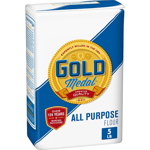 史低价！Gold Medal 通用 多用途面粉，5磅，现点击coupon后仅售 $2.87，免运费！