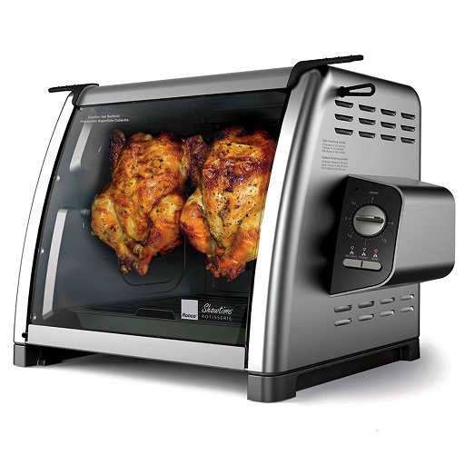 Ronco 5500 Series Rotisserie Oven, Stainless Steel Countertop Rotisserie Oven, 3 Cooking Functions: Rotisserie, Sear and No Heat Rotation, 15-Pound Capacity, List Price is $199.99, Now Only $150.58
