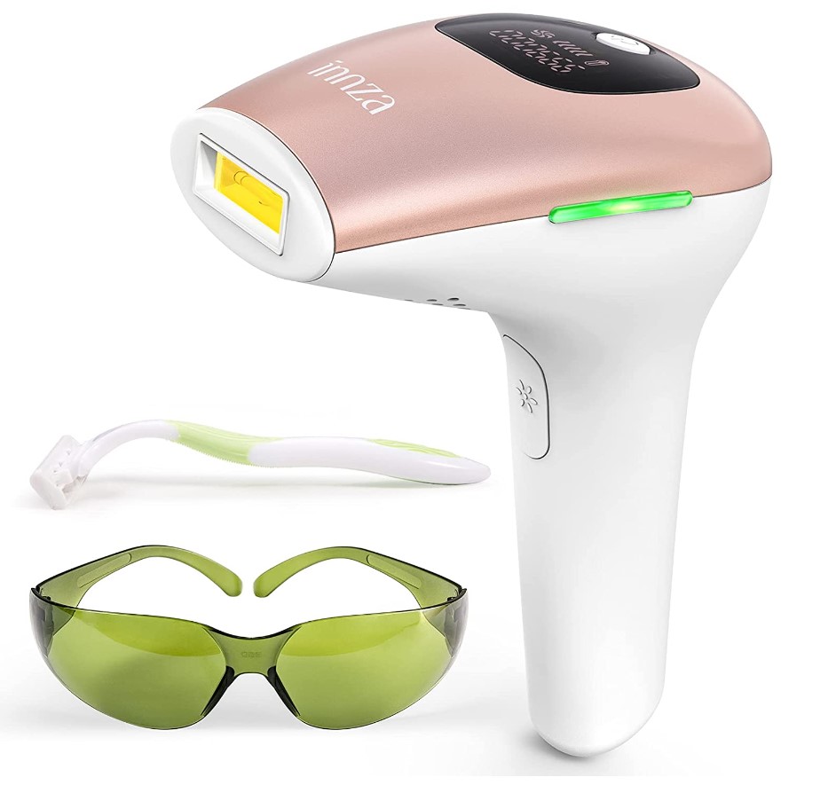 IPL Painless Hair Removal for Facial and Whole Body, 999,000 Flashes Auto Manual Modes 5 Energy Level, discounted price only $48.29
