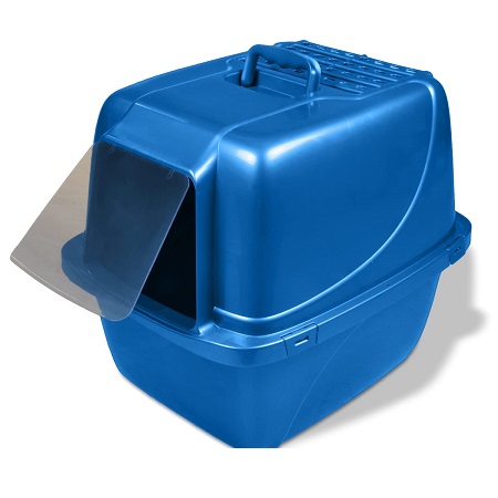 Van Ness Pets Odor Control Extra Large, Giant Enclosed Cat Pan with Odor Door, Hooded, Blue, CP7, List Price is $24.99, Now Only $10.81