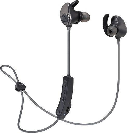 史低价！Audio-Technica铁三角 ATH-SPORT90BTBK SonicSport 无线入耳式 运动耳机，现仅售$42.41，免运费！