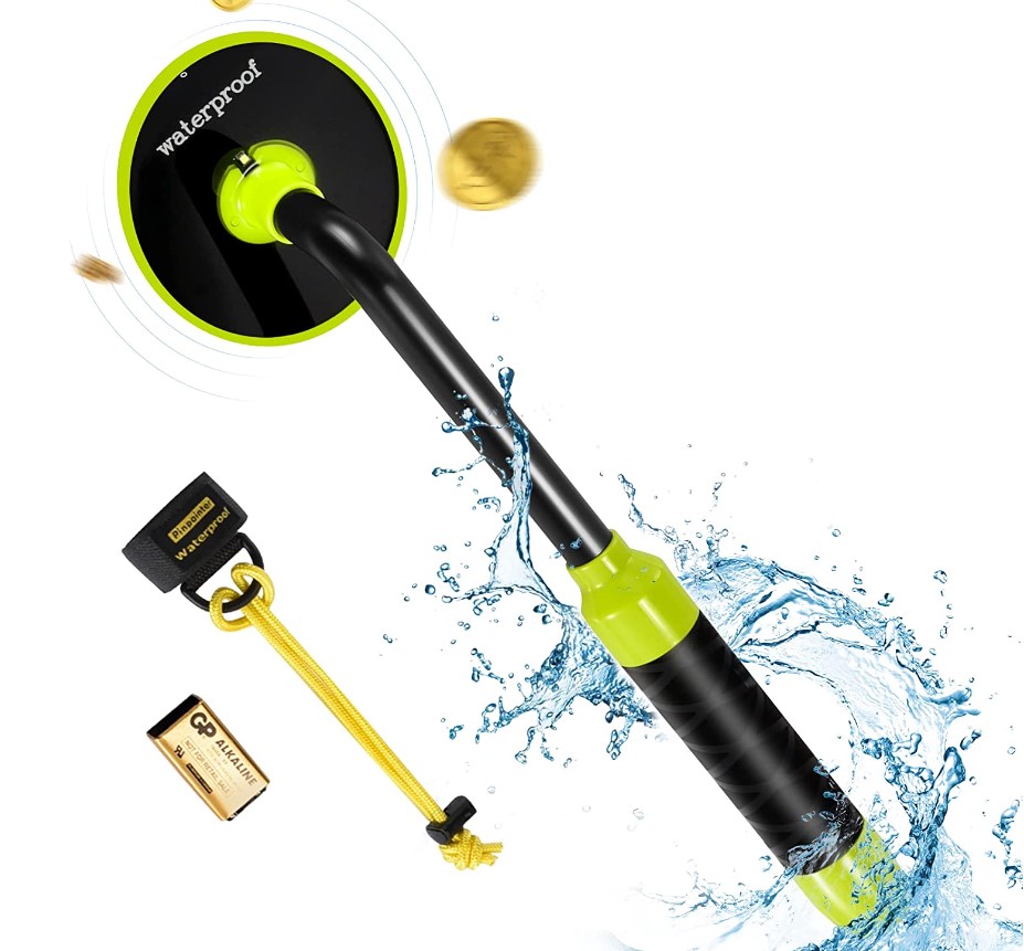 RM RICOMAX Metal Detector Underwater - Waterproof Pinpointer Up to 100 Feet Underwater for Scuba, All-Metal Mode & Pulse Induction Targeting with Vibration, 2022 Upgrade Verison