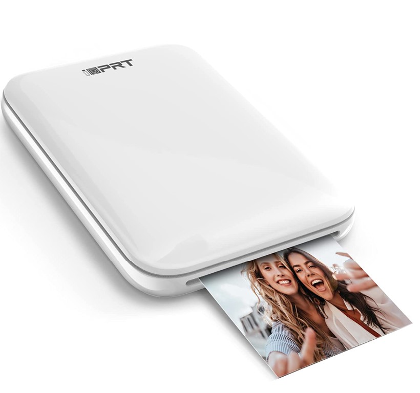 iDPRT [2023] 2X3'' Mini Photo Printer, Bluetooth Portable Photo Printer with AR Video Printing, Instant Photo Printer with Zink Sticky Back Paper, Ideal for Family, Party&Travel, Support iOS&Android