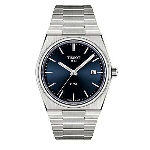 Tissot Men's PRX 316L Stainless Steel Case Dress Watch Grey T1374101104100, List Price is $395, Now Only $289.5, You Save $105.5