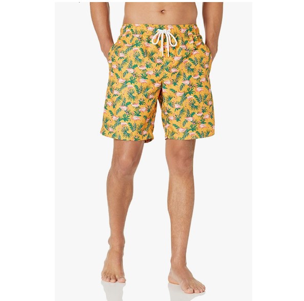 Amazon Essentials 男式 9 英寸速干泳褲，多種顏色可選，尺碼齊全，僅售$15.12