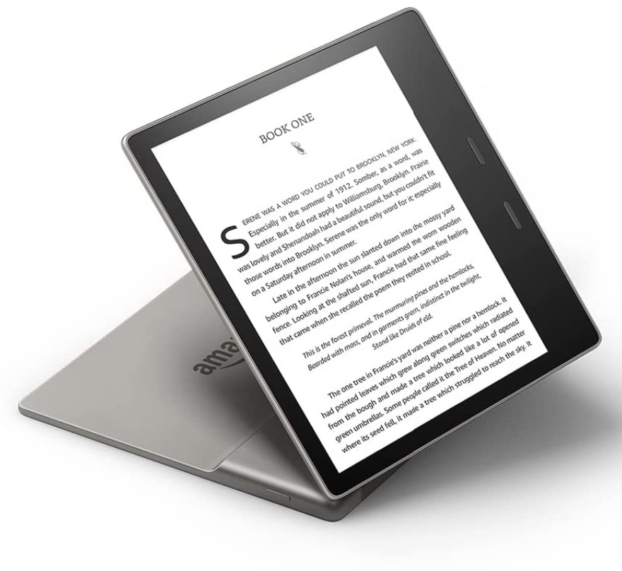 Kindle Oasis – 带 7” 显示屏和翻页按钮，仅售$249.99