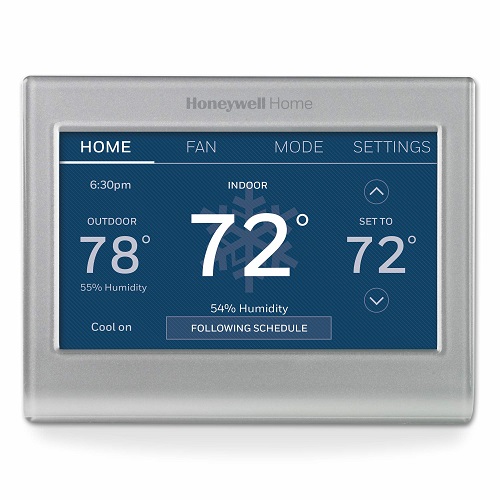 Honeywell Home RTH9585WF Wi-Fi Smart Color Thermostat, 7 Day Programmable, Touch Screen, Energy Star,, C-Wire Required, Not Compatible with Line Volt Heating B. Greyt,   Now Only $32.08