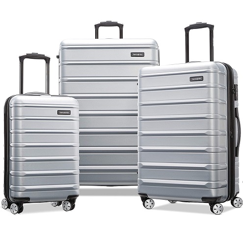 Samsonite Omni 2 Hardside Expandable Luggage with Spinner Wheels, Artic Silver, 3-Piece Set (20/24/28), List Price is $399.99, Now Only $250.40