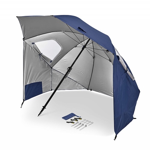 Sport-Brella Premiere XL UPF 50+ Umbrella Shelter for Sun and Rain Protection (9-Foot) Blue, List Price is $69.99, Now Only $39.98, You Save $30.01