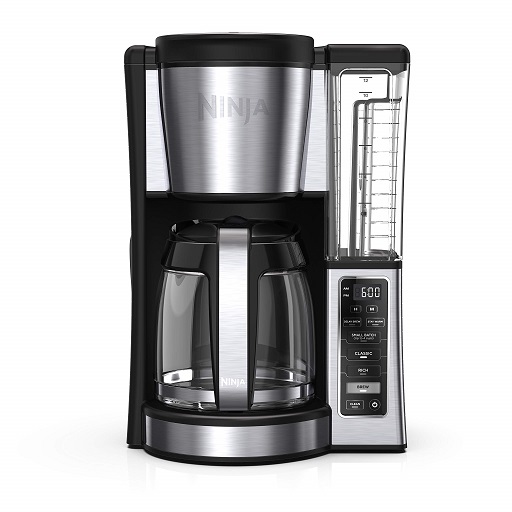 Ninja CE251 Programmable Brewer, with 12-cup Glass Carafe, Black and Stainless Steel Finish 12-Cup Carafe Stainless Steel, List Price is $79.99, Now Only $42.49