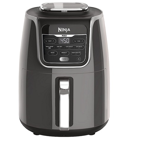Ninja AF161 Max XL Air Fryer that Cooks, Crisps, Roasts, Bakes, Reheats and Dehydrates, with 5.5 Quart Capacity, and a High Gloss Finish, Grey 5.5 Quarts, List Price is $169.99, Now Only $79.99