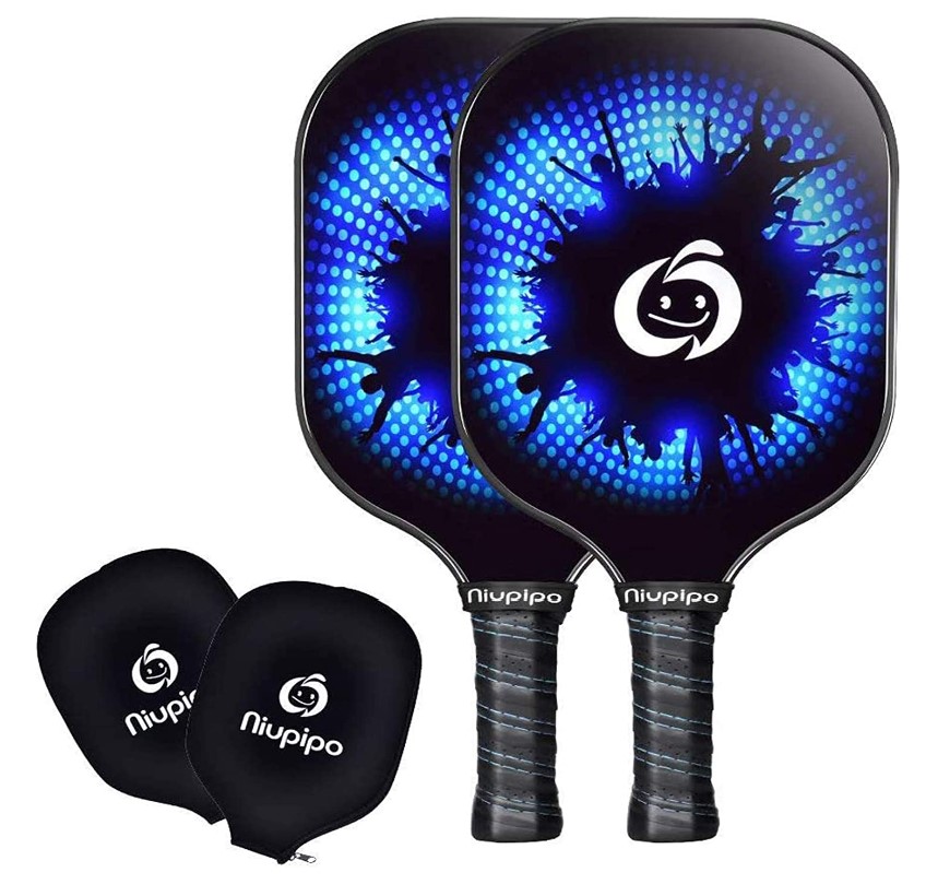 Pickleball Paddles, niupipo Pickleball Paddle with Graphite Surface, USAPA Approved, Graphite Honeycomb Core, Lightweight 8oz Pickleball Racquets, Pickleball Paddle with Comfortable Grip