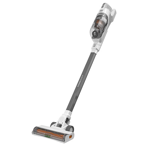 BLACK+DECKER POWERSERIES+ 20V MAX Cordless Vacuum, LED Floor Lights, Autosense Technology, For Multi-Surfaces (BHFEA520J), White 20V Vacuum, List Price is $129.99, Now Only $99.97