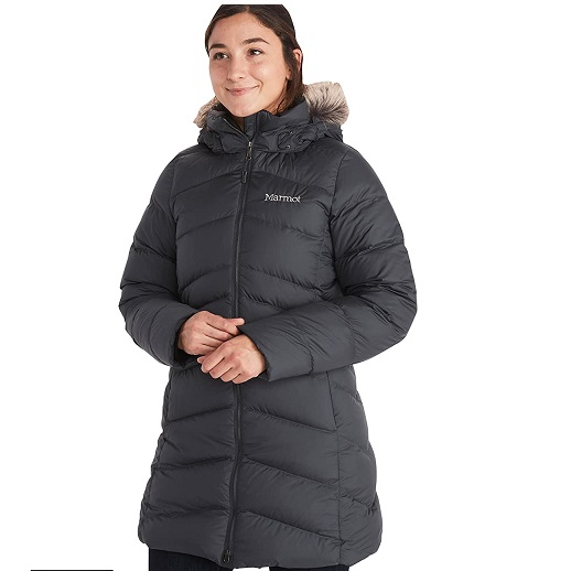 Marmot Montreal Women's Knee-Length Down Puffer Coat, Fill Power 700, Only $110.43, free shipping