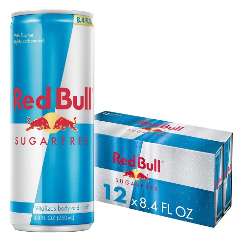 Red Bull Sugarfree, Energy Drink, 8.4-Fl OZ (12 Pack), List Price is $20.58, Now Only $14.58