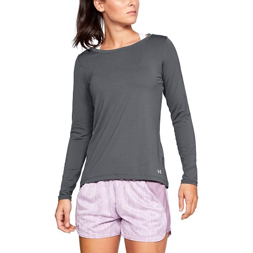Under Armour Women's HeatGear Long-Sleeve T-Shirt, List Price is $33, Now Only $12.19, You Save $20.81