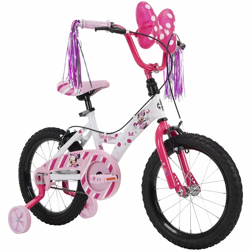Huffy 女孩 自行车，  Minnie米妮老鼠 图案，原价$219.99，现仅售$78.00，免运费！