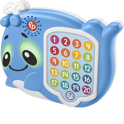 Fisher-Price Linkimals Toddler Learning Toy 1-20 Count & Quiz Whale With Interactive Lights & Music For Ages 18+ Months, List Price is $18.99, Now Only $9.59, You Save $9.4